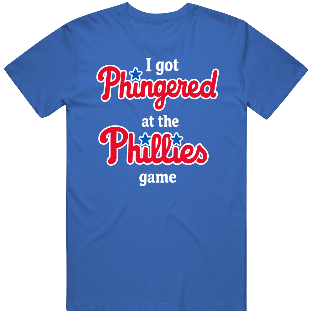 I Got Phingered At The Phillies Game Baseball Viral T Shirt