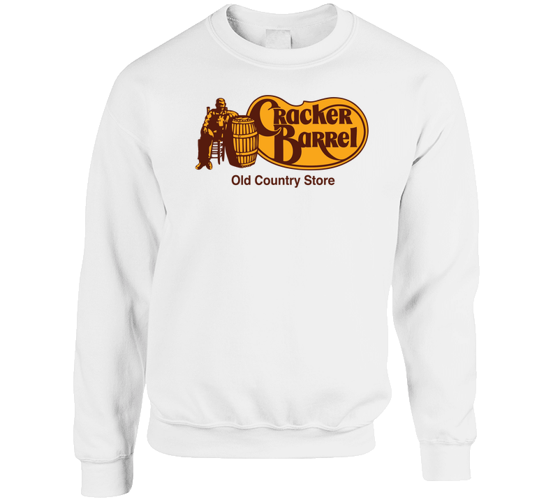 Cracker Barrel Old Country Store Nasdaq Company Logo Employee Fan Mens Soft Cotton Tee Crewneck Sweatshirt Crewneck Sweatshirt