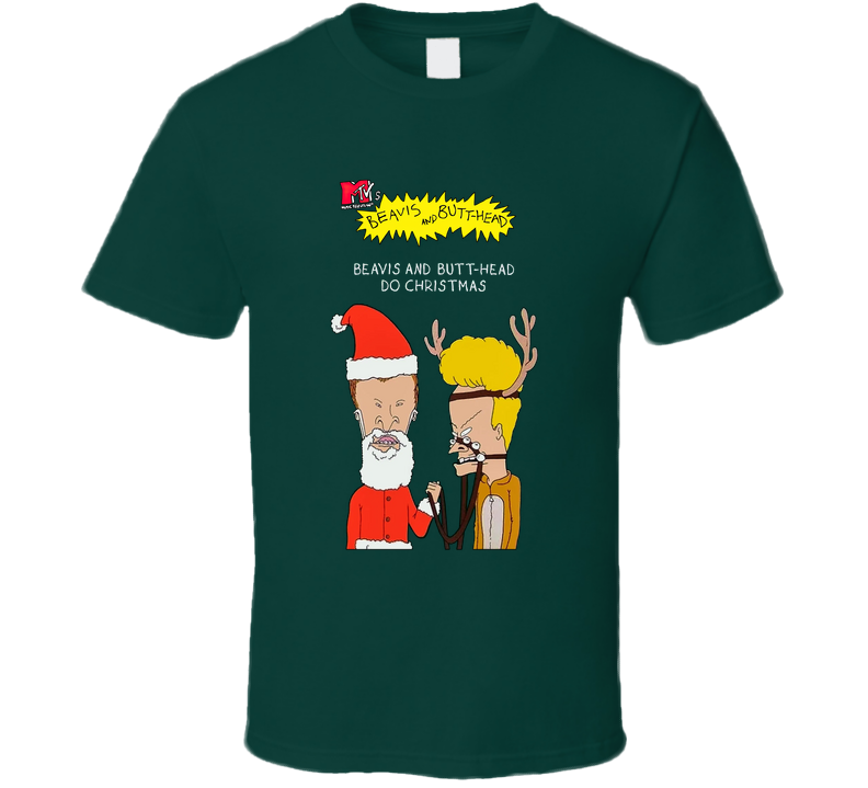 Beavis And Butthead Do Christmas Tv Show T Shirt