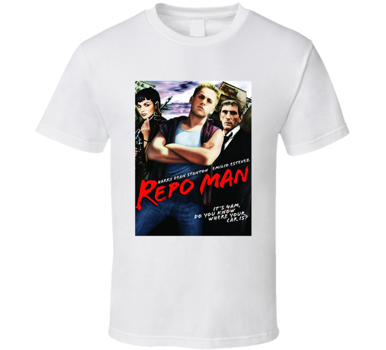 Repo Man Popular 80s Movie  Fan T Shirt