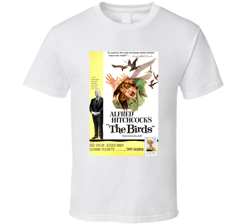 The Birds Best Alfred Hitchcock Movie Fan T Shirt The Birds Best Alfred Hitchcock Movie Fan T Shirt