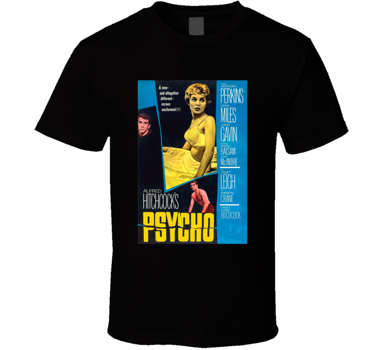 Psycho Best Alfred Hitchcock Movie Fan T Shirt Psycho Best Alfred Hitchcock Movie Fan T Shirt