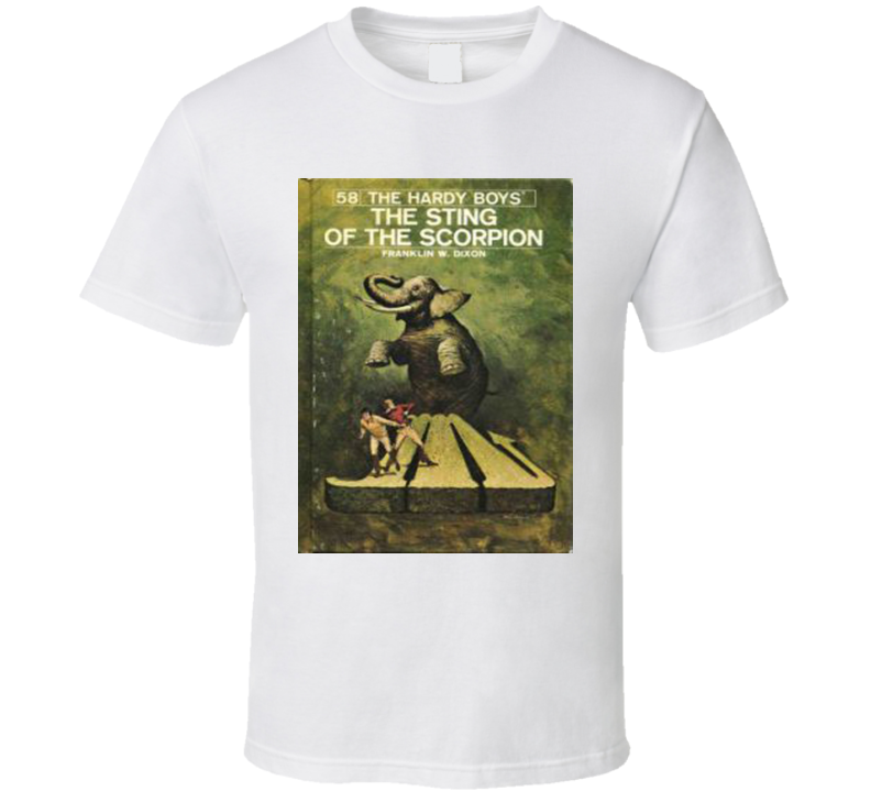 The Hardy Boys The Sting Of The Scorpion Frank And Joe Hardy Fictional Characters Mystery Series Teenagers Amateur Sleuths Solving Cases Avid Reader Book Novel Retro Fan T Shirt