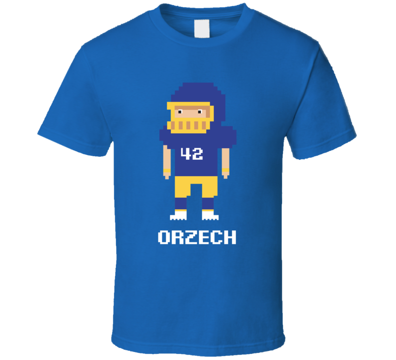 Matthew Orzech 42 La Football Team Sports Fan T Shirt