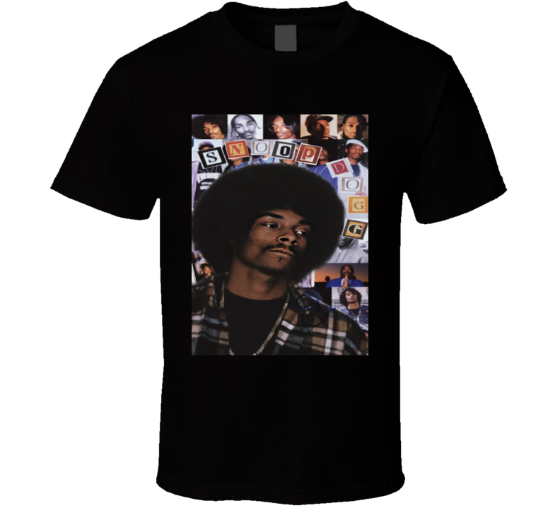 Young Snoop Afro Collage Music Hip Hop Rap Fan T Shirt Young Snoop Afro Collage Music Hip Hop Rap Fan T Shirt