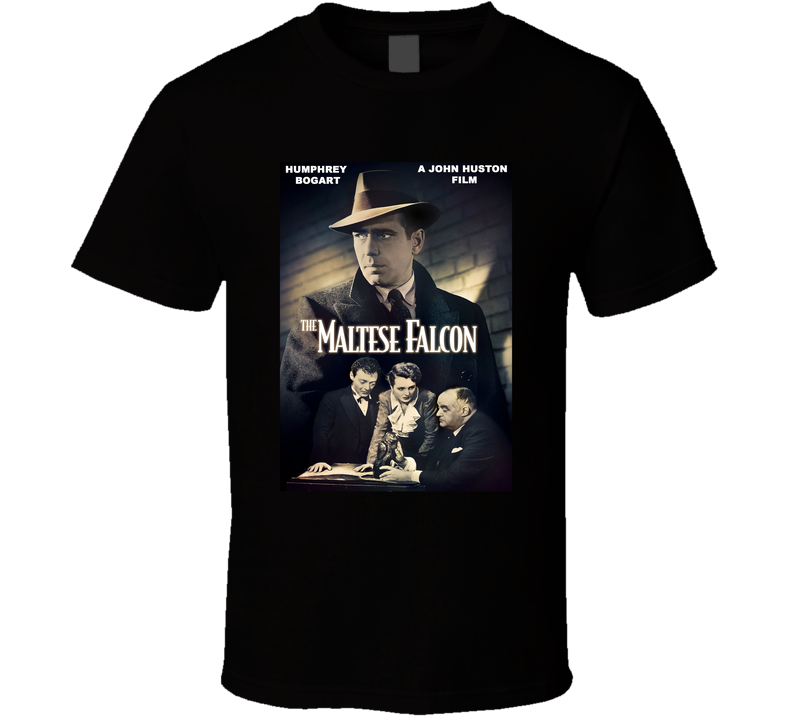 The Maltese Falcon 40s Crime Movie Fan T Shirt