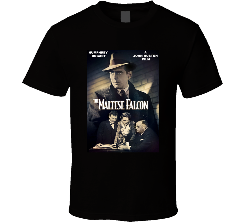 The Maltese Falcon 40s Noir Crime Movie Fan T Shirt