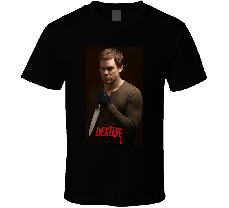 Dexter Tv Series Blood Splatter Serial Killer Fan T Shirt