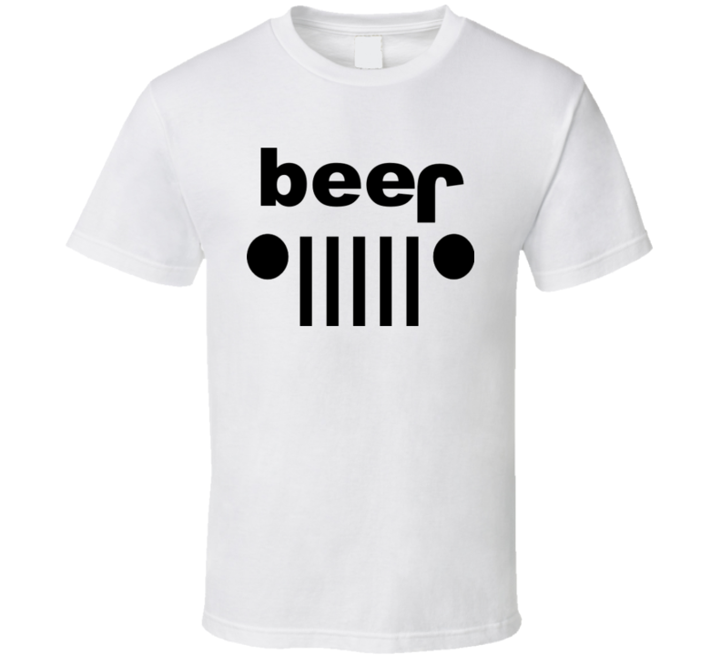 Beer Jeep Logo t-shirt 4x4 swag off-road Beer Jeep Logo t-shirt 4x4 swag off-road