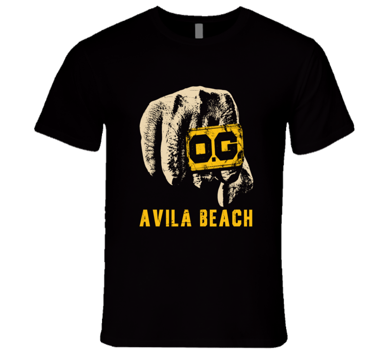 OG Original Gangster Avila Beach City State Country Pride T Shirt