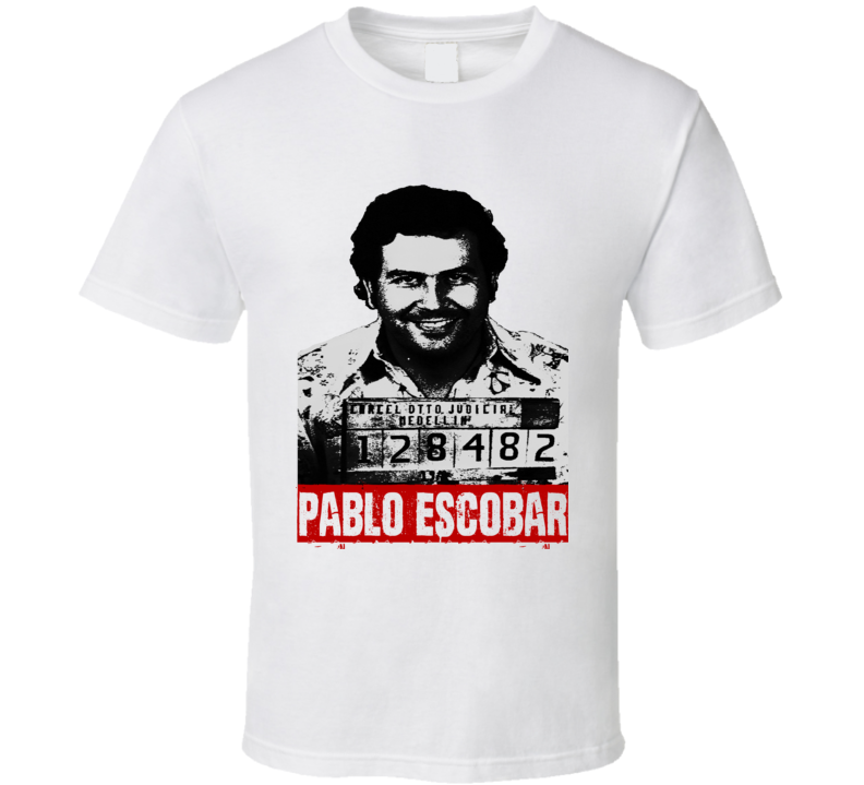 Pablo mugshot Escobar Narcos trending fan t-shirt Pablo mugshot Escobar Narcos trending fan t-shirt