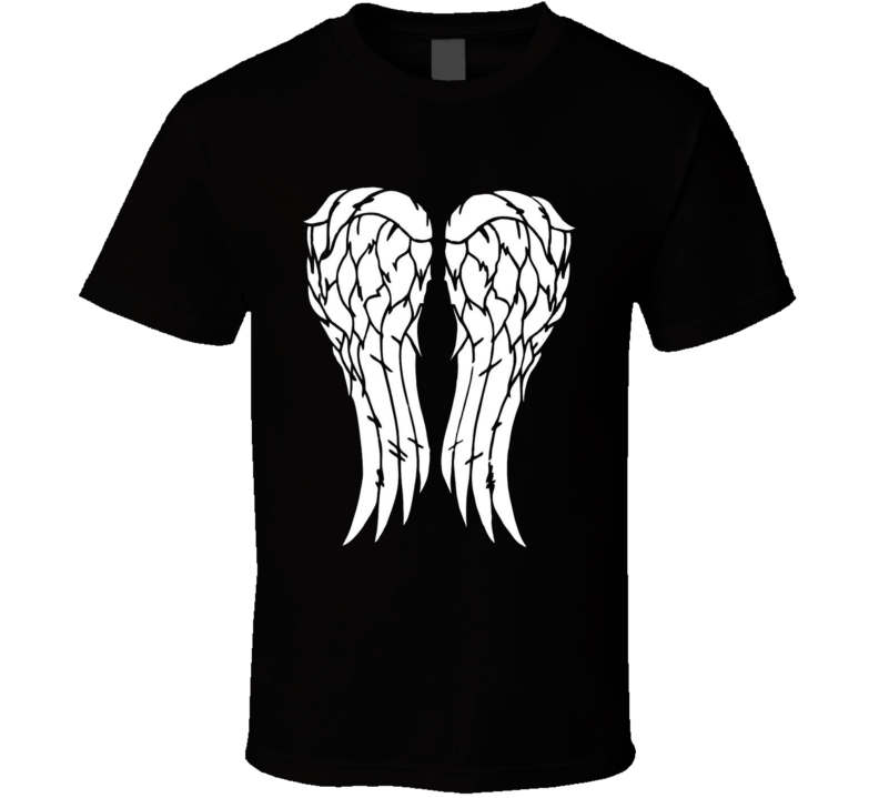 Daryl Dixon Wings t-shirt Image is on BACK of shirt Walking Dead fan t-shirt Daryl Dixon Wings t-shirt Image is on BACK of shirt Walking Dead fan t-shirt
