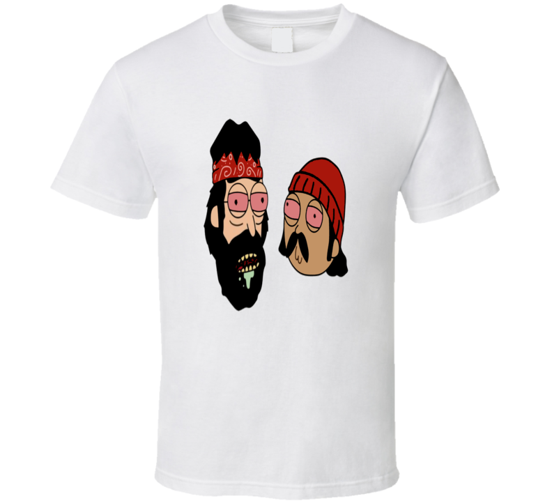 Rick and Morty Cheech and Chong Parody Cartoon T-Shirt Rick and Morty Cheech and Chong Parody Cartoon T-Shirt