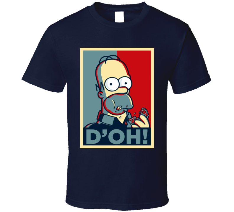 Homer Simpson D'Oh Hope Style Funny Simpsons Fan T Shirt Homer Simpson D'Oh Hope Style Funny Simpsons Fan T Shirt