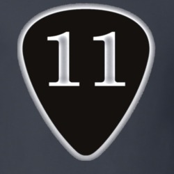 Guitar Pick t-shirt Goes to 11 Spinal Tap inspired shirts Rock Music Band wear 1358359