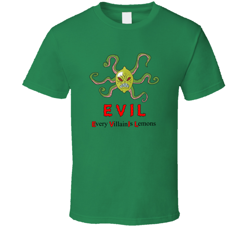 Every Villain Is Lemons Evil Sponge Bob Funny Cartoon T Shirt Every Villain Is Lemons Evil Sponge Bob Funny Cartoon T Shirt