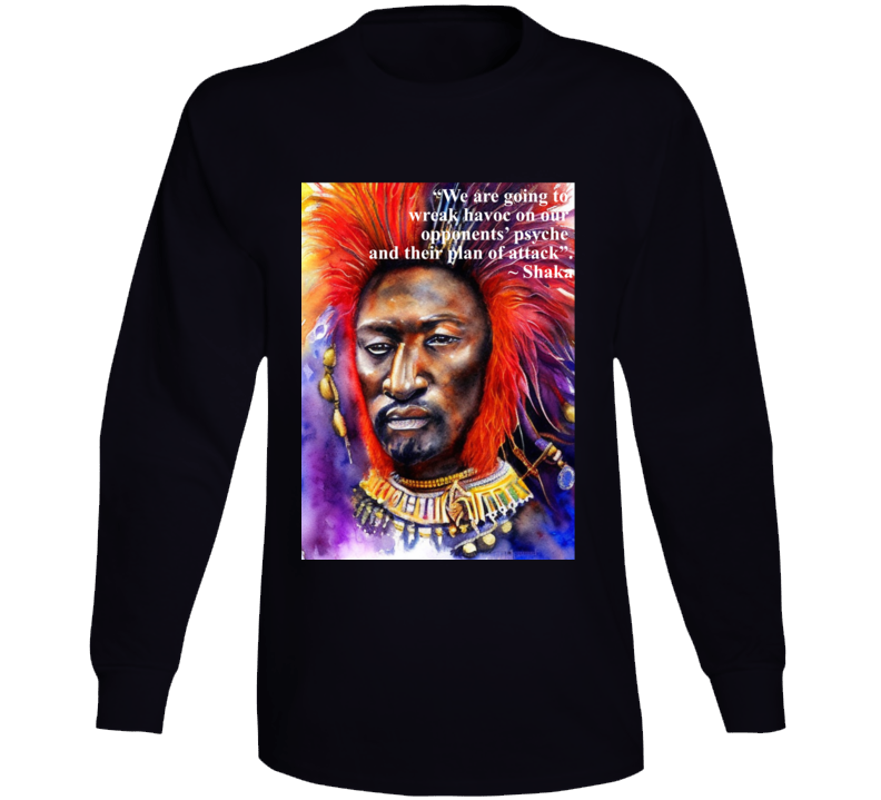 Shaka Zulu Long Sleeve T Shirt Shaka Zulu Long Sleeve T Shirt