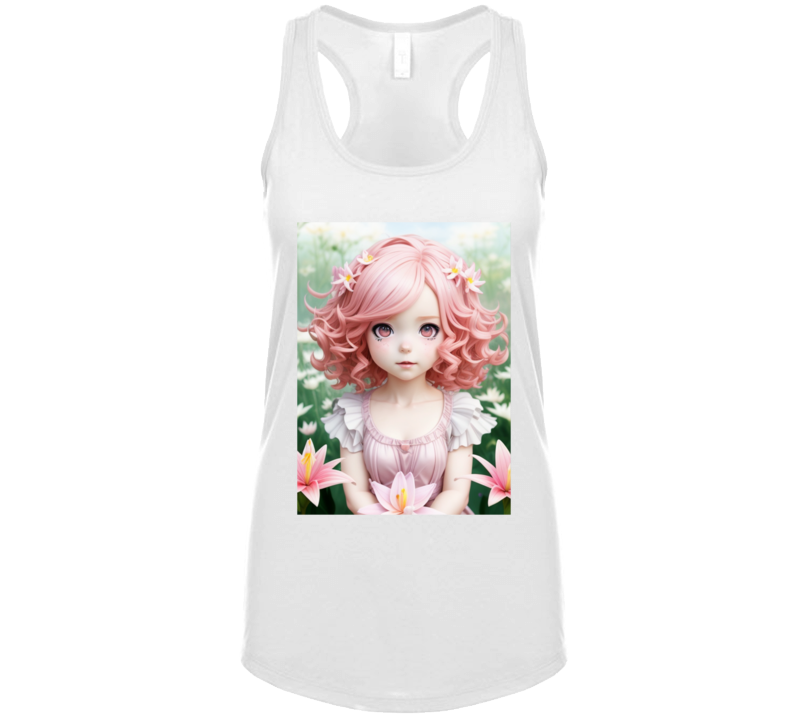 Angels And Fairies In Pink Tanktop Angels And Fairies In Pink Tanktop