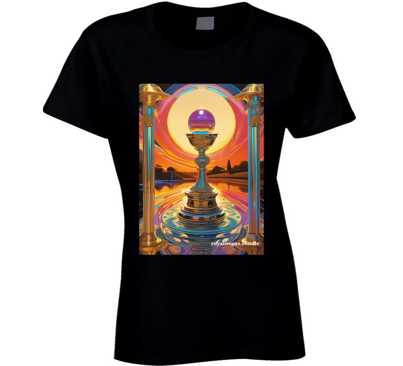 Ace Of Cups Ladies T Shirt Ace Of Cups Ladies T Shirt