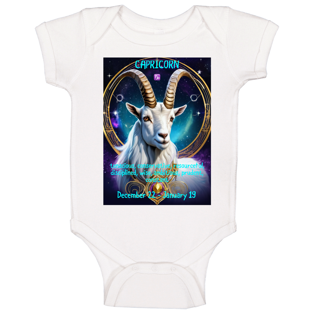 Capricorn Baby One Piece Capricorn Baby One Piece