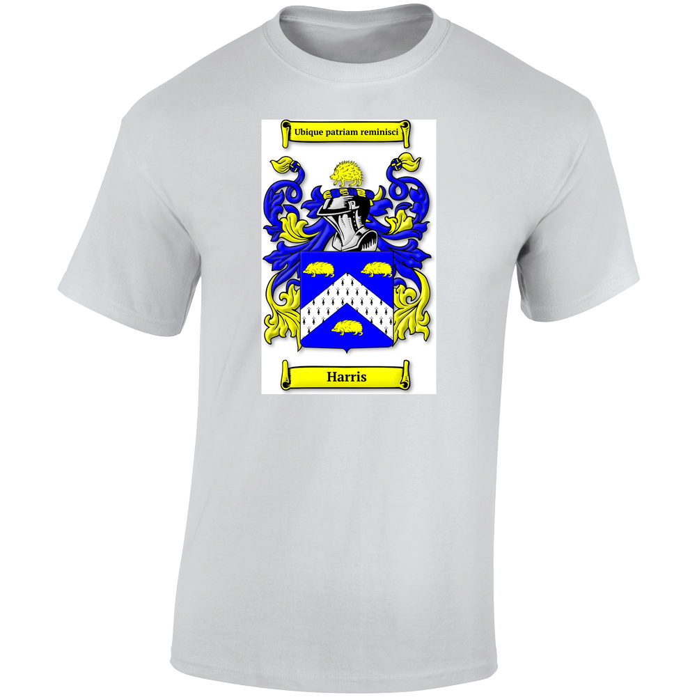 Harris Family Coat Of Arms T Shirt Harris Family Coat Of Arms T Shirt