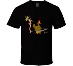 Worm Hen Punch T Shirt 29249434