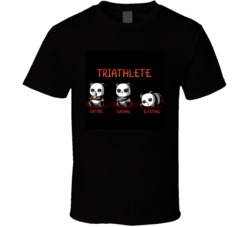 Triathlete Panda Eating Gaming Sleeping T Shirt 29584905