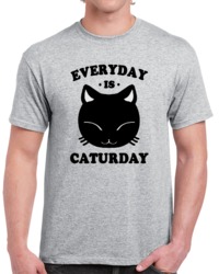Every Day Is Caturday Funny Cat Face T Shirt 30768080