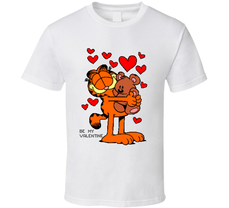Be My Valentine Garfield T Shirt Be My Valentine Garfield T Shirt