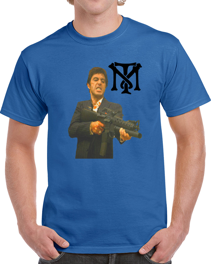 Tony Montana Scarface Cara Cortada T Shirt Tony Montana Scarface Cara Cortada T Shirt