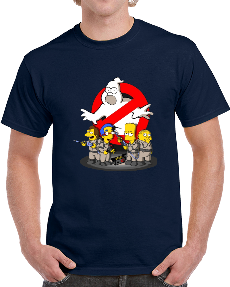 Ghostbusters Simpsons  T Shirt