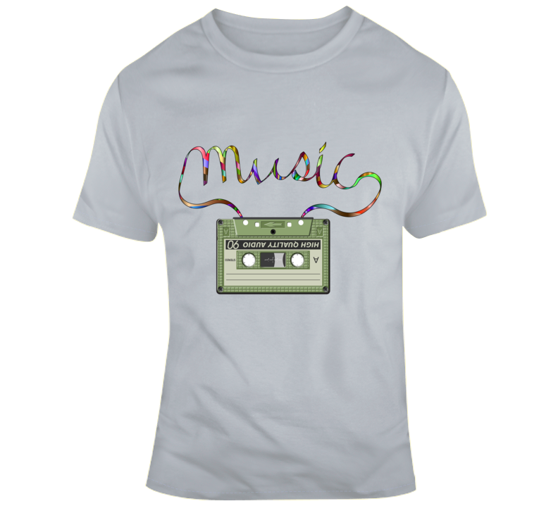 Vintage Cassette Music  T Shirt