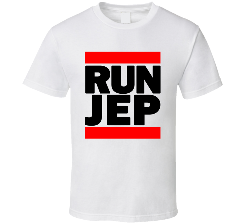 RUN JEP RETRO RAP HIP HOP RUNNING RUNNER T SHIRT