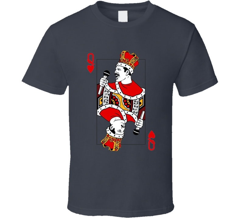 Freddy Mercury Queen of Hearts Song Movie T Shirt Freddy Mercury Queen of Hearts Song Movie T Shirt