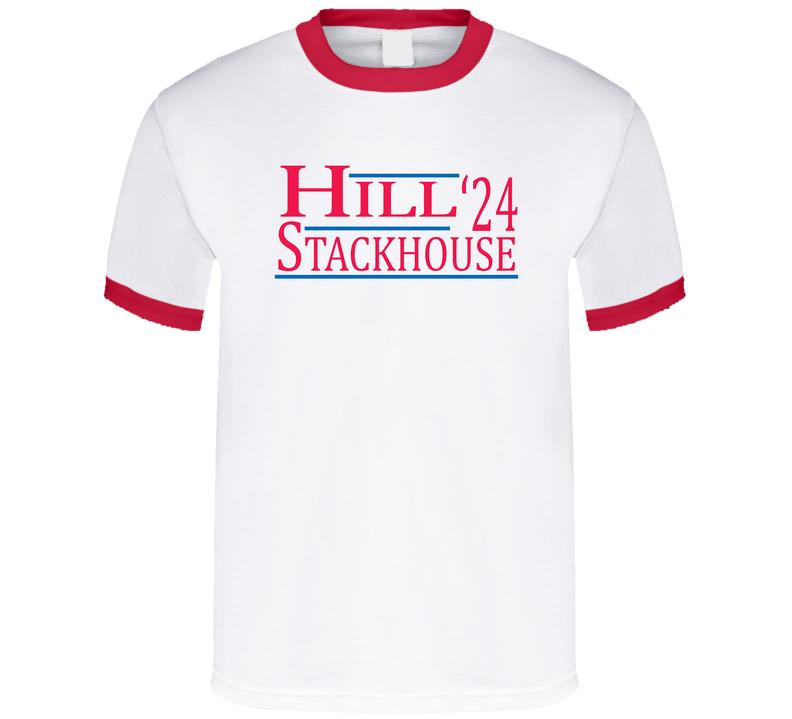 Grant Hill Jerry Stackhouse For President '24 Detroit Basketball Cool T Shirt Grant Hill Jerry Stackhouse For President '24 Detroit Basketball Cool T Shirt