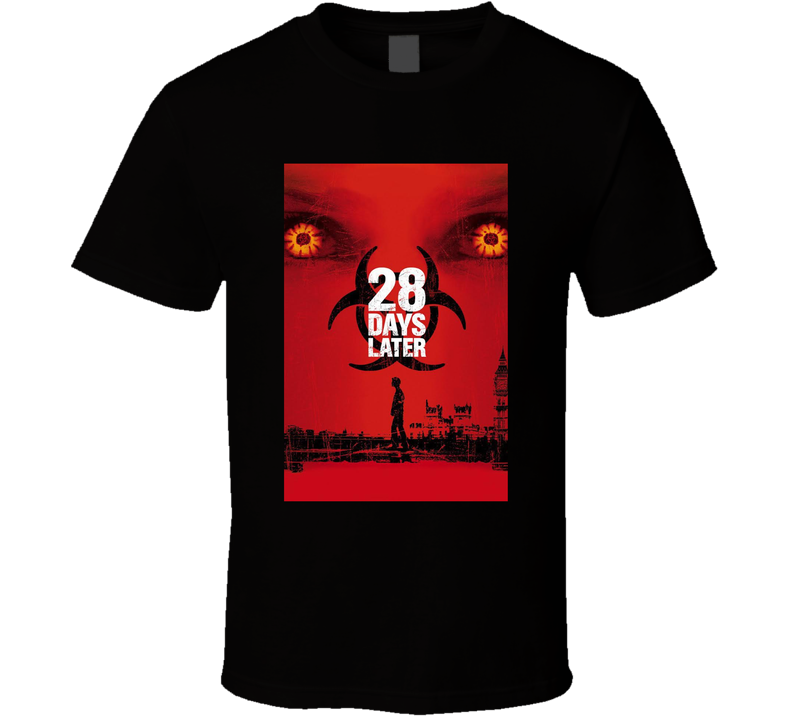 28 Days Later Movie T Shirt 28 Days Later Movie T Shirt