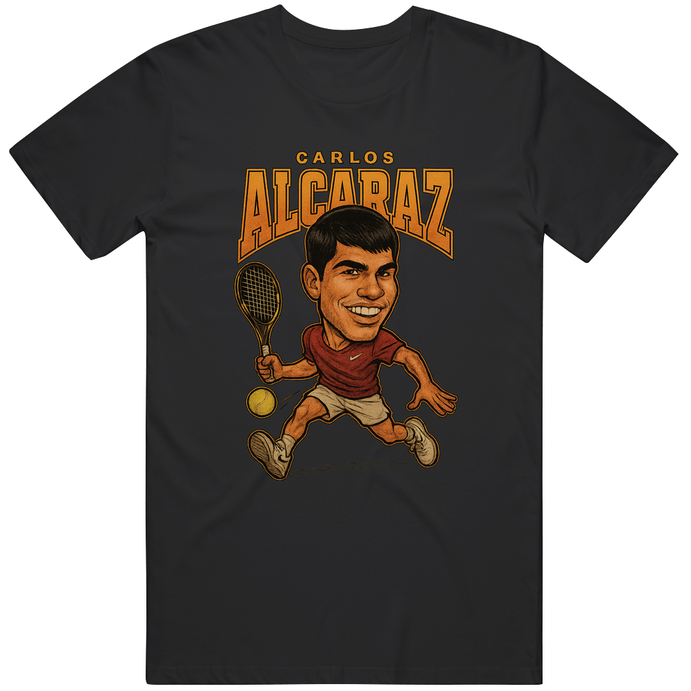 Carlos Alcaraz Vintage Retro Caricature Tee T Shirt Carlos Alcaraz Vintage Retro Caricature Tee T Shirt