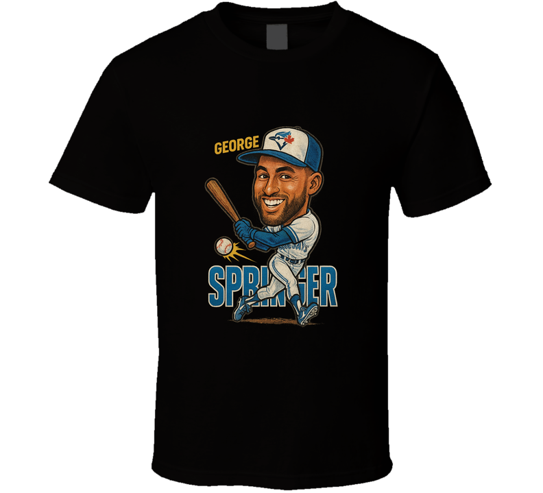 George Springer Caricature T Shirt George Springer Caricature T Shirt