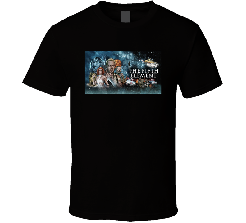 The Fifth Element Movie Poster Sci Fi Future Vintage T Shirt The Fifth Element Movie Poster Sci Fi Future Vintage T Shirt