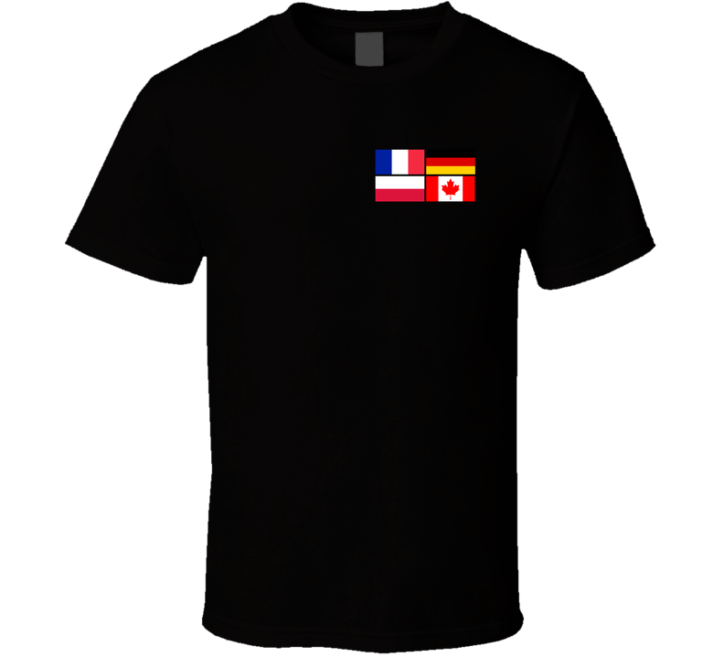 Family Reunion 2025 Flags Front Print T Shirt Family Reunion 2025 Flags Front Print T Shirt