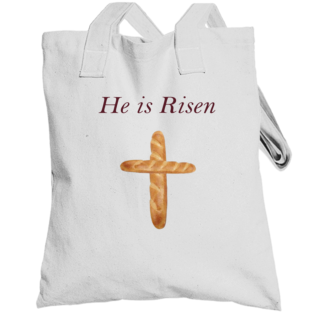 He Is Risen Community Shirley White Totebag He Is Risen Community Shirley White Totebag