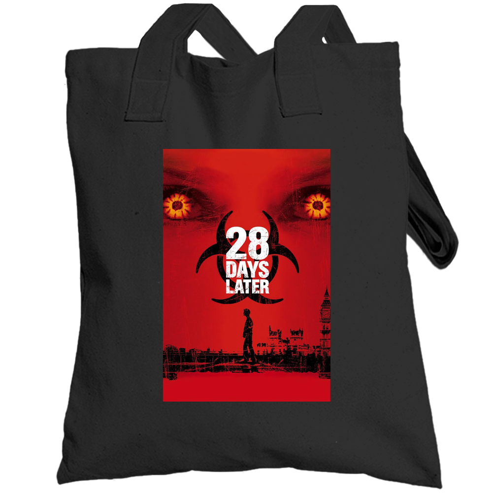 28 Days Later Movie Black Halloween Totebag