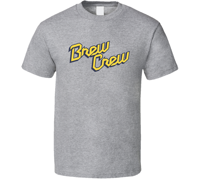 Brew Crew Milwaukee Baseball Fan T Shirt Brew Crew Milwaukee Baseball Fan T Shirt