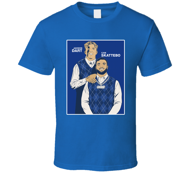 Jaxson Dart Cam Skattebo Stepbrothers New York Football Fan T Shirt Jaxson Dart Cam Skattebo Stepbrothers New York Football Fan T Shirt