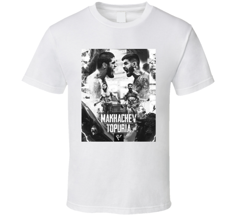 Islam Makhachev Vs Ilia Topuria Fight Fan T Shirt Islam Makhachev Vs Ilia Topuria Fight Fan T Shirt