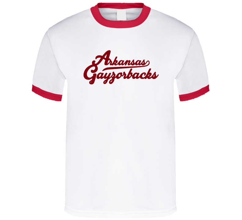 Arkansas Gayzorbacks Parody T Shirt Arkansas Gayzorbacks Parody T Shirt