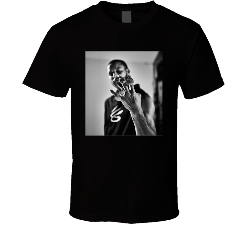 Steph Curry 4 Championship Rings Basketball Fan T Shirt Steph Curry 4 Championship Rings Basketball Fan T Shirt