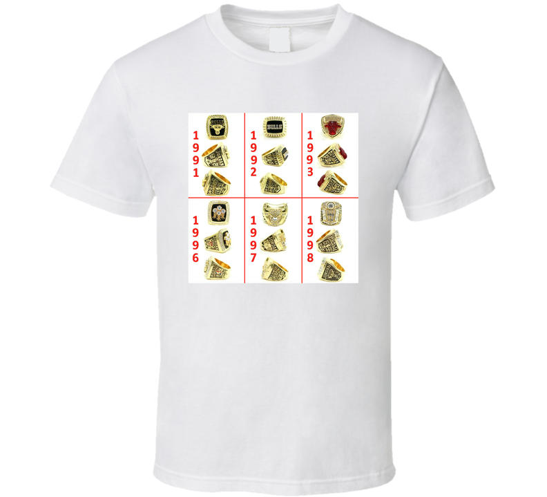 Michael Jordan's Championship Rings Basketball Fan T Shirt Michael Jordan's Championship Rings Basketball Fan T Shirt