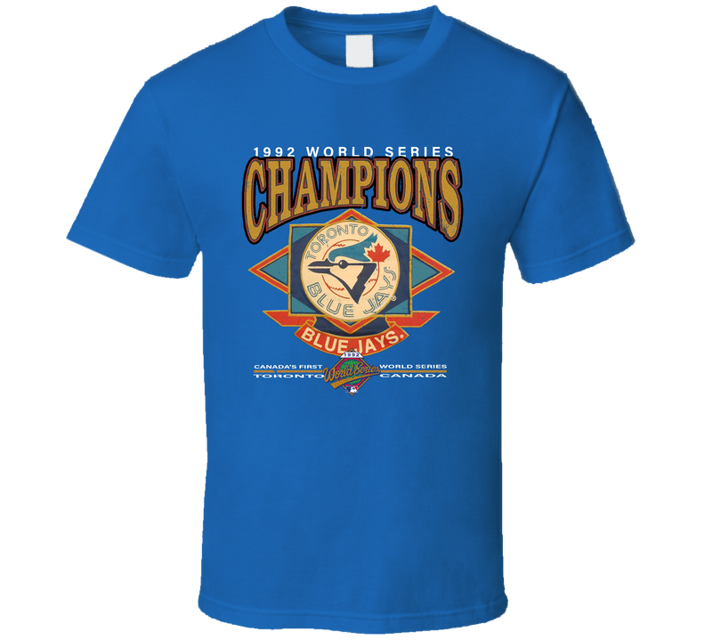 1992 World Series Champions Toronto Baseball Fan Vintage Look T Shirt