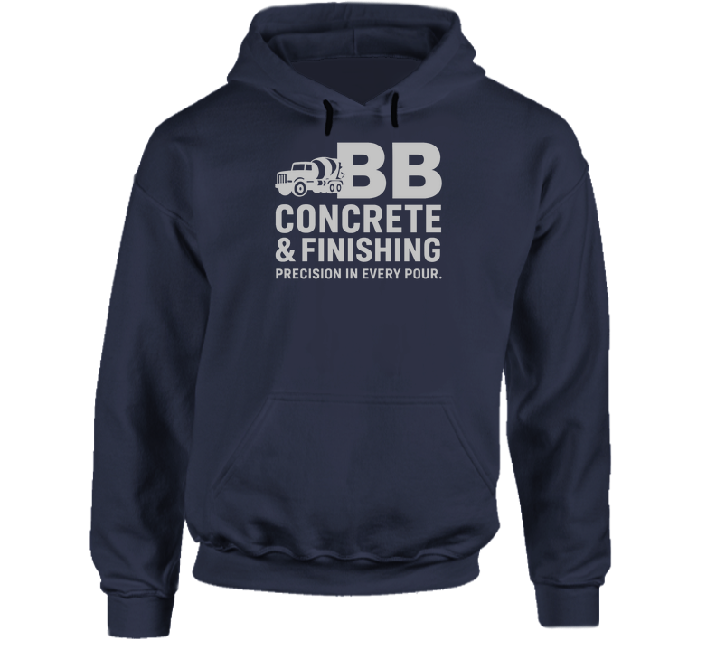 Bb Concrete And Finishing Logo Hoodie